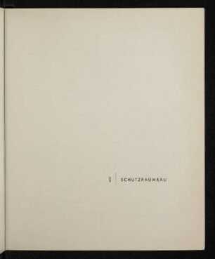 I Schutzraumbau