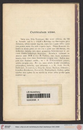 Curriculum vitae