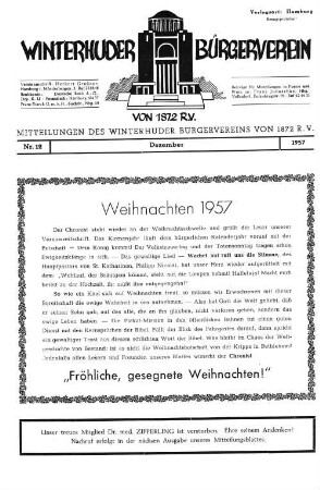 Nr. 12 Dezember 1957