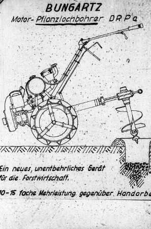 Bungartz Motor - Pflanzlochbohrer DRPa