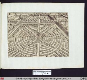 Irrgarten.