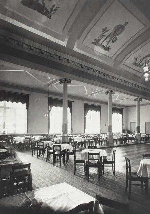 Saal eines Gasthofes