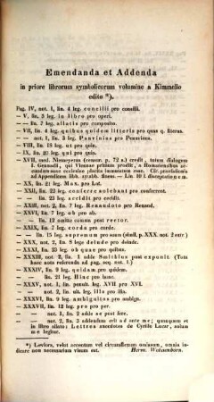 Monumentae fidei ecclesiae orientalis, 1