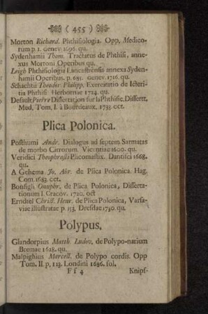Plica Polonica.