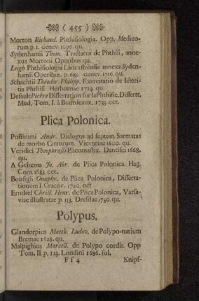 Plica Polonica.