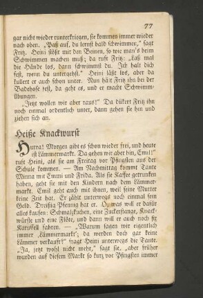 Heiße Knackwurst