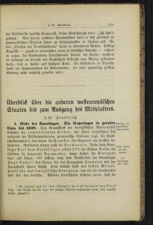 Des Mittelalters zweite Periode. Das Deutsche Reich unter den großen Herrschergeschlechtern. Vom Vertrage zu Verdun bis zum Interregnum 843 - 1254