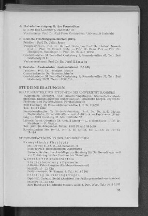 Studienberatung