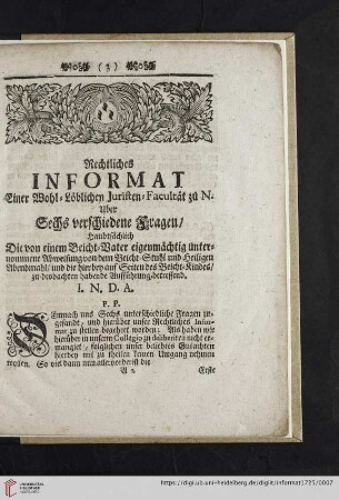 Rechtliches Informat