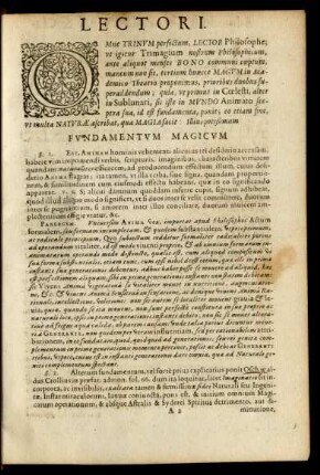 Lectori. Psycho-Magus.