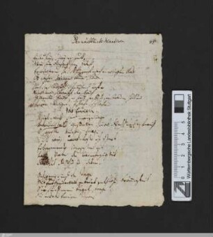 Der nächtliche Wanderer - Cod.poet.et.phil.fol.63,I,43 : [StA 1,7/333]