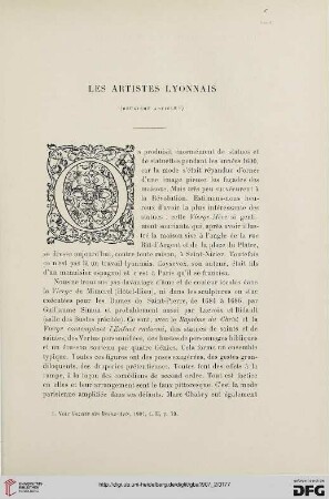 3. Pér. 38.1907: Les artistes lyonnais, 2