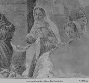 Freskenzyklus mit Szenen der Kindheit Christi : Anbetung der Hirten