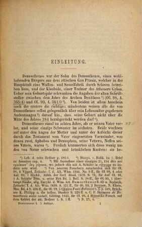 Ausgewählte Reden des Demosthenes, 1. Olynthische Reden. Erste Rede gegen Philippos. Rede vom Frieden. Zweite Rede gegen Philippos. Rede über den Chersonnes. Dritte Rede gegen Philippos
