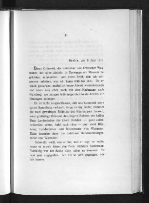 Berlin, den 8. Juni 1911