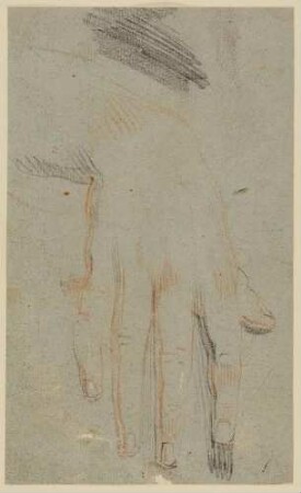 Herabhängende Hand