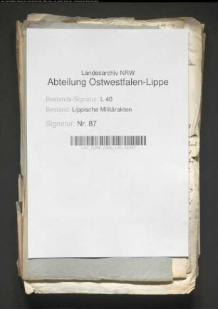 Bildung eines neuen Kreiskontingentes für den Polnischen Erbfolgekrieg
