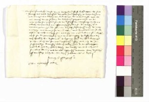 Schreiben Pfalzgraf Friedrich an Markgraf Albrecht.