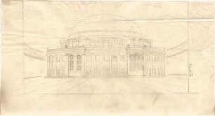 Hildebrand, Adolf von; Wien (Österreich); Theaterbau für Wien - Perspektive