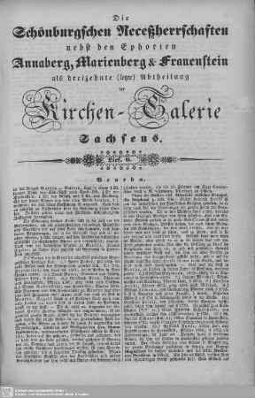 Beutha, Mülsen St. Michael (Beschluß) : 6. Lieferung