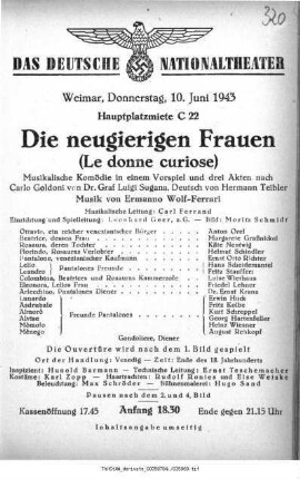 Die neugierigen Frauen (Le donne curiose)