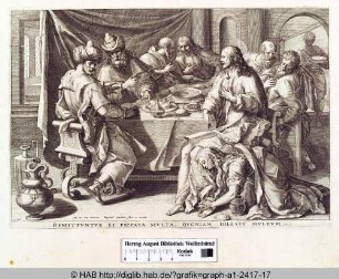 Die Salbung Christi im Hause des Simon