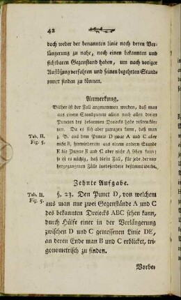 Zehnte Aufgabe. - Neunzehnte Aufgabe.