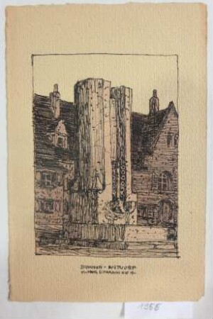 Brunnen-Entwurf