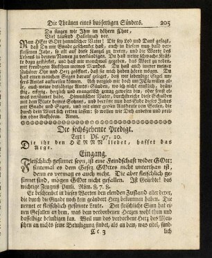 205-222, Die sechszehente Predigt