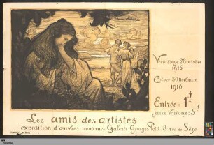 Les amis des artistes : exposition d'œuvres modernes