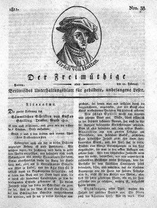 Nro. 38, Freitag, den 22. Februar 1811