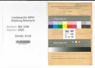 Entnazifizierung Ernst Zander , geb. 03.06.1871 (Gastwirt)