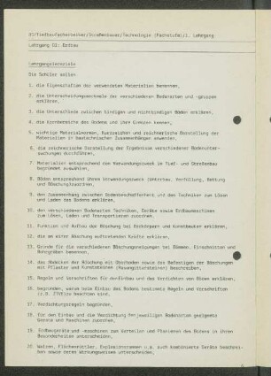 [Lehrgänge 01 bis 11]