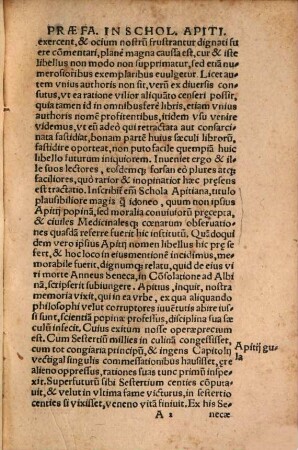 Schola Apitiana, ex optimis auctoribus constructa