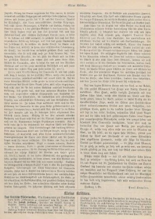 53-56 Kleine Kritiken