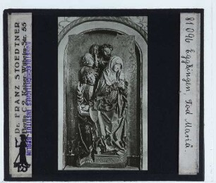 Ulm-Eggingen, St. Cyriakus, Relief mit Marientod