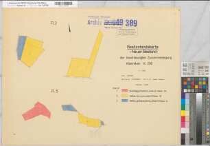 Kleinreken (Reken), Zusammenlegung Kleinreken, Besitzstandskarte - neuer Bestand