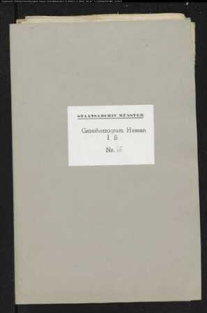 Die erledigte von Schorlemer'sche Pfarrei zu Hellinghausen