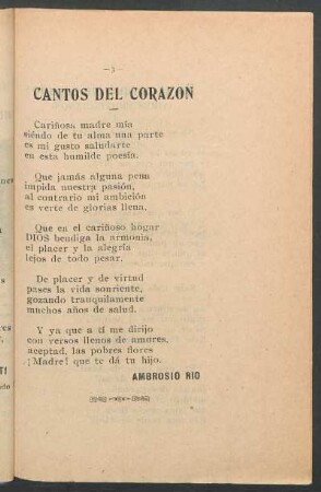 Cantos del corazón
