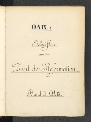 OAIX, Kirchengeschichte, Allgemeine Kirchengeschichte, Schriften aus der Zeit der Reformation II, No. 701-1115: Realkatalog der Stadtbibliothek zu Hamburg