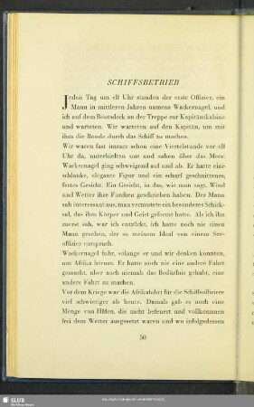 Schiffsbetrieb
