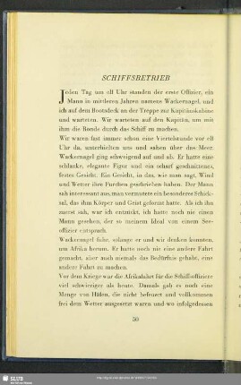 Schiffsbetrieb