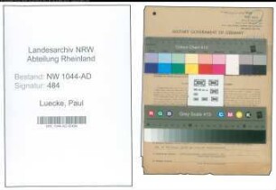 Entnazifizierung Paul Luecke , geb. 18.12.1912 (Kaufmann)