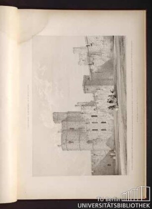 View Of King Henry The 3rd's Tower, Shewing The Architects Office, And Middle Ward Ramparts, With The Winchester Or Wickham Tower In The Distance.