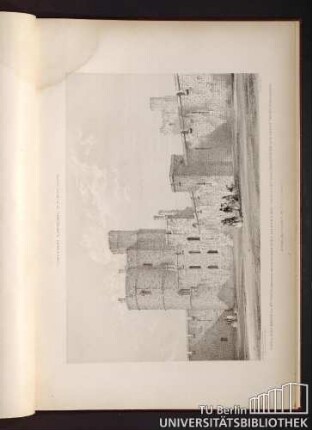 View Of King Henry The 3rd's Tower, Shewing The Architects Office, And Middle Ward Ramparts, With The Winchester Or Wickham Tower In The Distance.