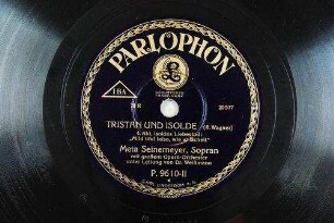 Tristan und Isolde : 4. Akt, Isoldes Liebestod: "Mild und leise, wie er lächelt" / (R. Wagner)