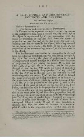 A Smith's prize and dissertation; solutions and remarks.
