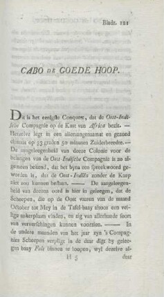 Cabo de Goede Hoop