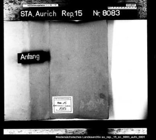 Die Ausführung der Deich- und Sielordnung hinsichtlich der Aufstellung der Deich- und Sielrollen: Amt Wittmund