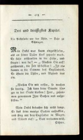 Drei und dreissigstes Kapitel.